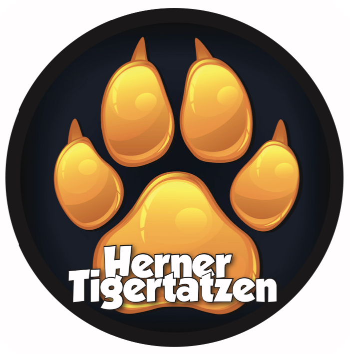 Das Abzeichen der Pfadfinder-Gruppe der Herner Tigertatzen.